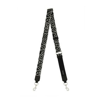 Marc Jacobs Thin Outline Logo Webbing Strap - Dames - Tassen - Zwart - Maat: ONE Size Nylon
