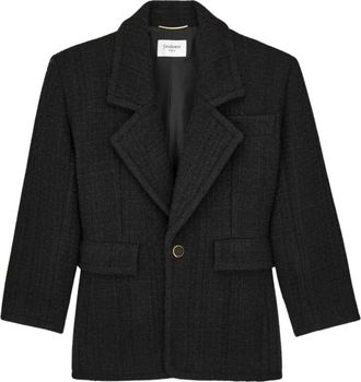 Saint Laurent Mujer, Chaquetas, Negro, Talla: M