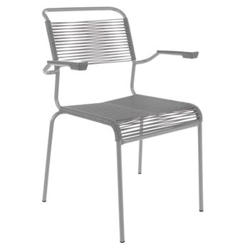 Schubiger M&ouml;bel Spaghetti-Stuhl S&auml;ntis mit Armlehnen