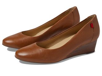 Marc Joseph New York Prospect Wedge Womens Wedge Shoes Cognac Napa Soft : 10.5 M
