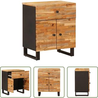 vidaXL Cassettone - Mobiletto da Letto con cassetto Marrone 50 x 33 x 60 cm