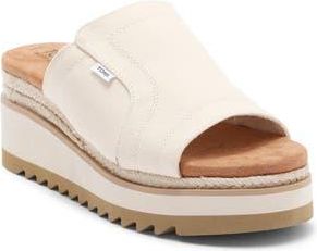 Toms Adria Platform Wedge Sandal in Natural at Nordstrom Rack, Size 8.5