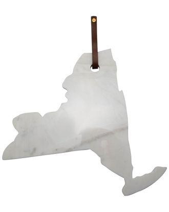 BIDKhome Large Polished Marble New York Cutting Board