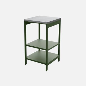 Sweeek Cucina Da Esterno Modulare In Acciaio Con 2 Ripiani, 49cm