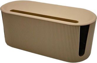 OEM Caja Organizadora De Cables, Tapa Para Enchufes M&uacute;ltiples, Caja De Almacenamiento De Cables (chocolate)