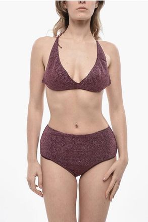 Os&eacute;ree Lurex High-Waist Bikini size L