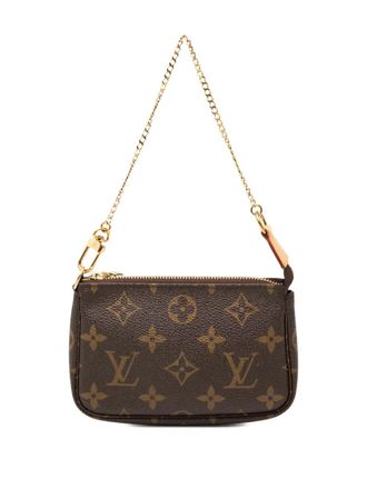 Louis Vuitton 2017 Monogram Mini Pochette Accessoires handbag - women - Fabric - One Size - Brown
