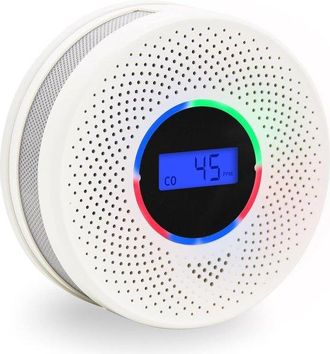 OEM 1 Unidad, Funciona Con Pilas, Con Pantalla Led Digital, Detector De Co, Con Sonido De Alarma Artificial Y Bot&oacute;n De Prueba, Restaurante, Hotel