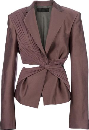 Haider Ackermann twist detailed jacket - Rosa
