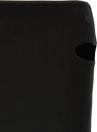 Courr&egrave;ges Viscose Long Womens Skirt