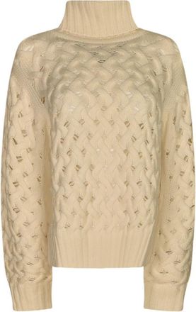 P.A.R.O.S.H. Turtleneck Sweater - Dames - Coltruien - Beige - XS - Truien & Vesten