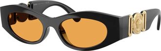 Versace Ve 4480U Zonnebril - unisex - Zonnebrillen - Zwart - 51 MM - Nylon - Accessoires