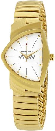 Hamilton Ventura L White Dial Asymmetric Mens Watch H24301111