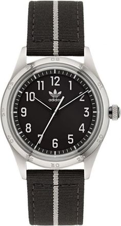 adidas Originals Style Code Four Black Dial Unisex Watch AOSY22523