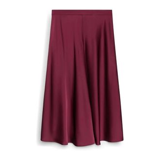 Fiorella Rubino Dames, Rokken, Rood, Maat: XL Satijn