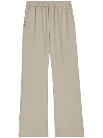 Ami Ami de Coeur wide-leg trousers - men - Viscose/Virgin Wool - M - Neutrals
