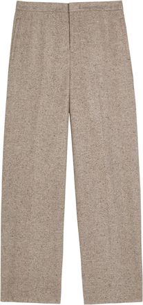 Vince Donegal Wide-leg Trousers - Beige - 10 (UK14 / L)