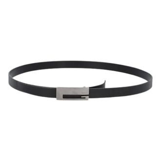Gucci Pre-owned Vintage Logo Clasp Belt - female - Gucci Vintage - Vintage Belts - Black - ONE SIZE - Pre-owned