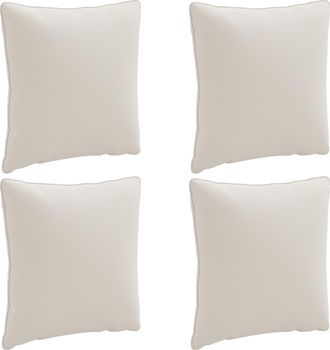 vidaXL Cojines De Respaldo De 4 Piezas Putten 4 Pcs 100% Poli&eacute;ster Vidaxl