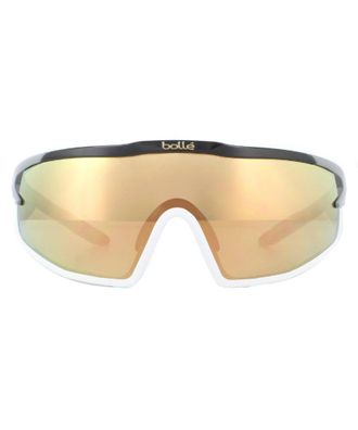 Bolle Mens Sunglasses B-Rock Pro 12629 Shiny Black Brown Gold - One Size