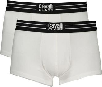 Cavalli Bi-Pack Boxer Parigamba - Heren - Onderbroek - Wit - S - Katoen - Ondergoed