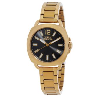 Invicta Wildflower Quartz Charcoal Dial Ladies Watch 48919