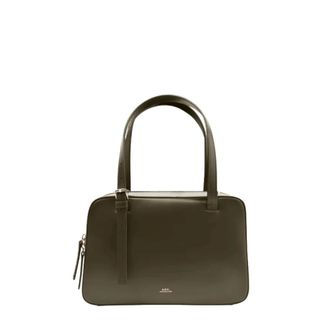 A.P.C. Handbags, female, Green, Size: ONE SIZE Virginie Box Bag
