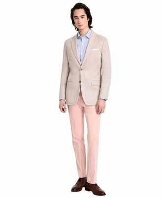 Tommy Hilfiger Mens Modern Fit Sport Coat Blazer In Beige