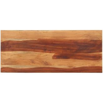 vidaXL vidaXL Piano del Tavolo 140x60x(2,5-2,7) cm Legno Massello di Acacia