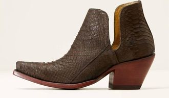 Ariat Womens Dixon Python Western Boot In Brown