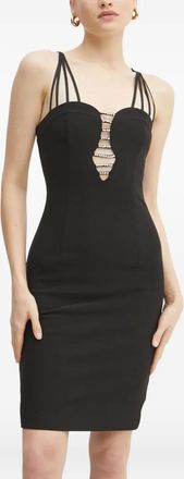 Guess Co Marciano strap-embellished mini dress - Black