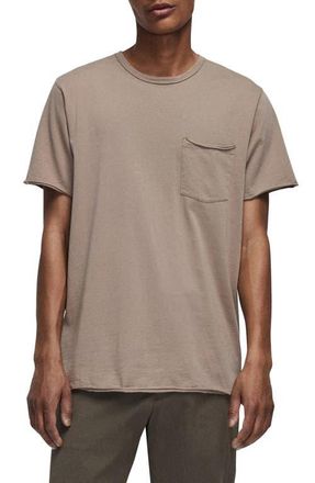 Rag & Bone Miles Organic Cotton Pocket T-Shirt in Taupe at Nordstrom, Size Small