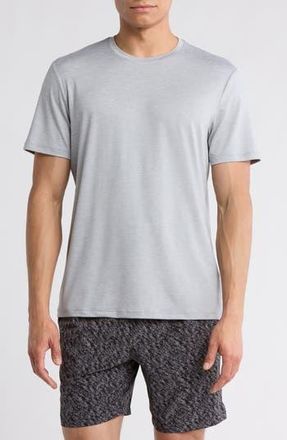 Zella Energy T-Shirt in Grey Silk Light Heather at Nordstrom Rack, Size Medium