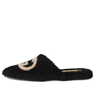 Gucci Slippers Interlocking G Black 658797-D0L00-1046
