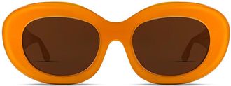 Thierry Lasry Envy 307 Womens Sunglasses Orange Size 52