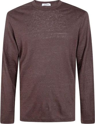 Gran Sasso Logo Print Long Sleeves T-Shirt