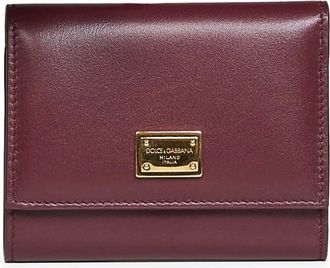 Dolce & Gabbana Cartera de piel de becerro Plong&eacute; - Accessories - Mujer - Rojo - ONE SIZE