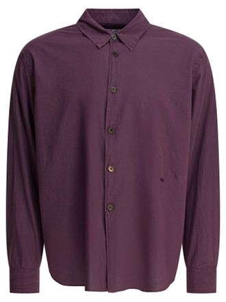 Our Legacy Cotton Shirt Shirts Bordeaux