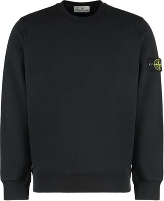 Stone Island Crew Neck Sweatshirt In Cotton