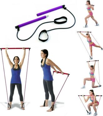 Trade Shop Trade Shop - Attrezzo Elastico Long Esercizi Braccia Resistenza Pilates Corda Elastica