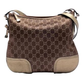 Gucci Pre-owned Shoulder Bags, female, Brown, Size: ONE SIZE Pre-owned Crossbody Bag