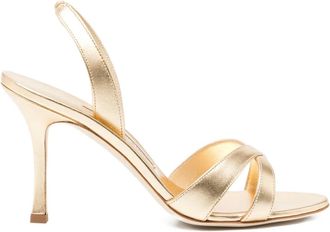 Manolo Blahnik Sandali Callasli 90mm - Oro
