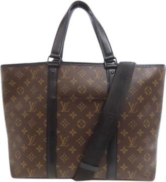 Louis Vuitton Pre-owned Tote Bags, female, Brown, Size: ONE SIZE Pre-owned Canvas Tote Bag