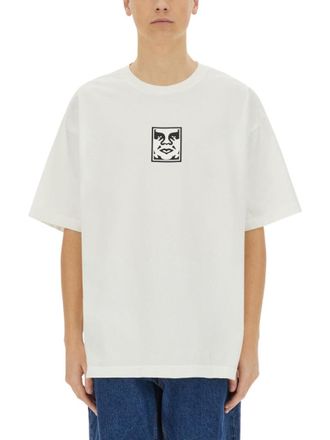 Obey White Graphic Crew Neck T-Shirt
