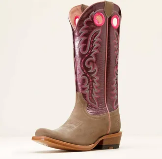 Ariat Womens Futurity Boon Western Boot In Fine Wine