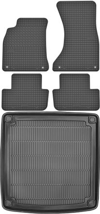 OEM Juego De Alfombrillas De Goma Para Coche Y Maletero Para Audi A4 B8 Avant/kombi De 2007 A 2015
