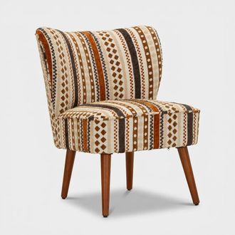 Mauro Ferretti Sill&oacute;n &Eacute;tnico Tapizado En Poli&eacute;ster Mombasa Chromatic Retreat