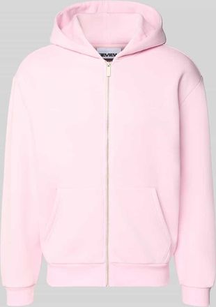 Review Sweatjacke mit K&auml;nguru-Tasche in Fuchsia, Gr&ouml;&szlig;e XXL