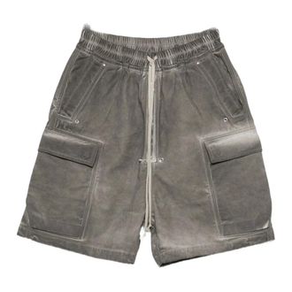 Rick Owens Cargobela Shorts - Heren - Korte broeken - Grijs - Maat: S Katoen