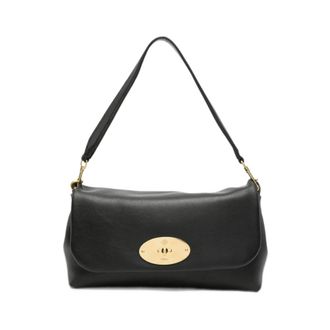 Mulberry Delilah Flap Nappa Schoudertas - Dames - Tassen - Zwart - Maat: ONE Size Leer